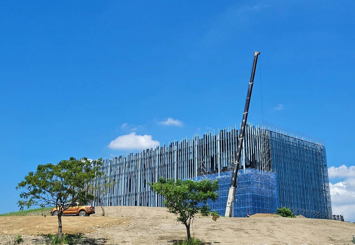 新北市美術館興建工程。 圖：新北市文化局提供