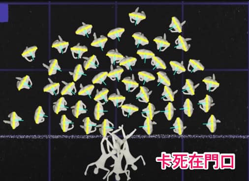 黃軒指出，當空間改變了，但人潮湧入不曾改變，這時後方的人往前推擠，人與人之間的零距離接觸摩擦，人潮擁擠的巨大力量，會把狹窄處的人推倒。 翻攝自黃軒醫師臉書