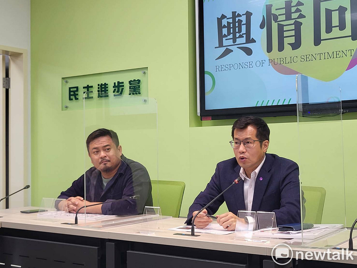 民進黨團上午召開「台灣曼德拉？踢爆鍾東錦槍擊案」記者會，並回應輿情。 圖：陳佩君／攝