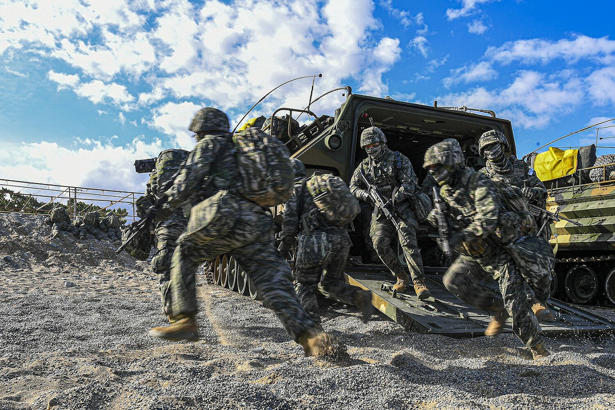 美韓「警戒風暴」（Vigilant Storm）聯合空中軍事演習登場，將進行至11月4日。圖為韓國「2022護國演習」。 圖：翻攝自韓國防部推特（資料照）