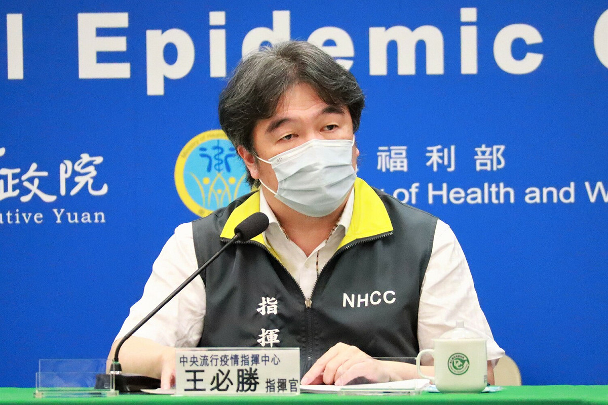 中央流行疫情指揮中心指揮官王必勝。 圖：中央流行疫情指揮中心／提供