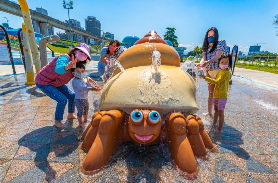 熊猴森樂園海世界水樂園。 圖：新北市水利局提供