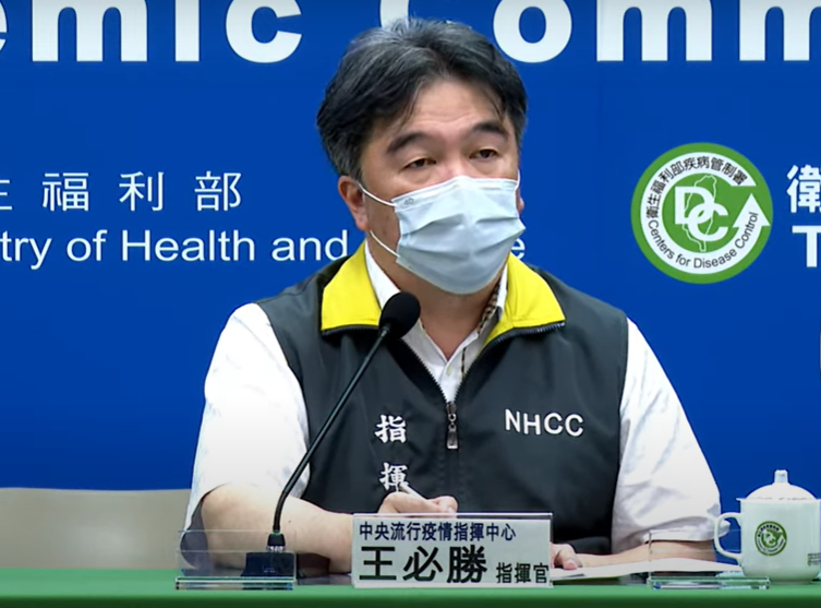 中央流行疫情指揮中心指揮官王必勝。 圖：中央流行疫情指揮中心／提供