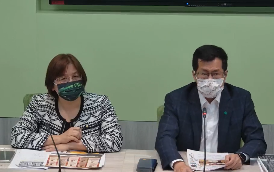 民進黨團上午舉行記者會。 圖：民進黨團臉書