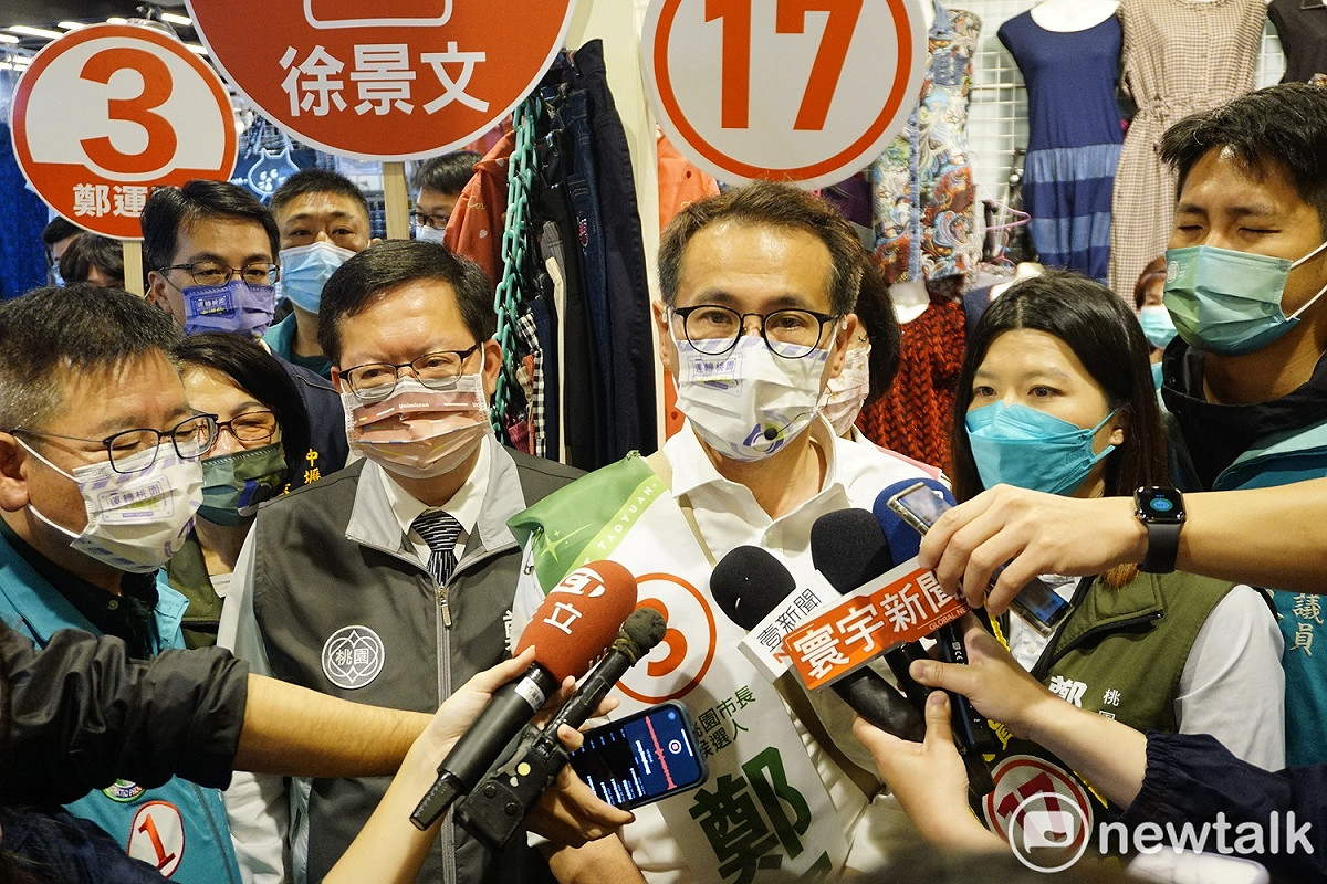 鄭運鵬表示，市民希望看到的是有識人之明’有承擔能力的市長。 圖：林昀真／攝