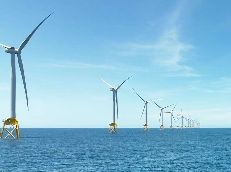 昨日11時44分再生能源總發電量（風力、太陽能、水力）達790萬瓩，接近當下燃煤機組的總發電量834萬瓩。(風電示意圖) 圖：取自經濟部官網（資料照）