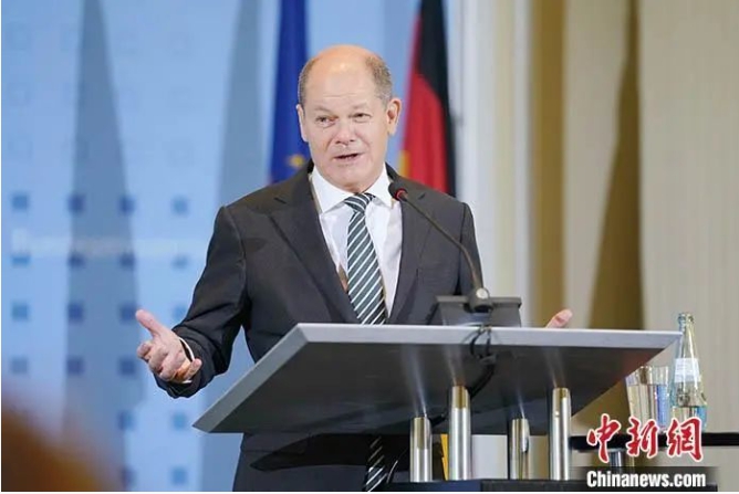 德國總理蕭茲（Olaf Scholz）明 ( 4 ) 日將率領企業代表團訪問中國。 圖 : 翻攝自中新網
