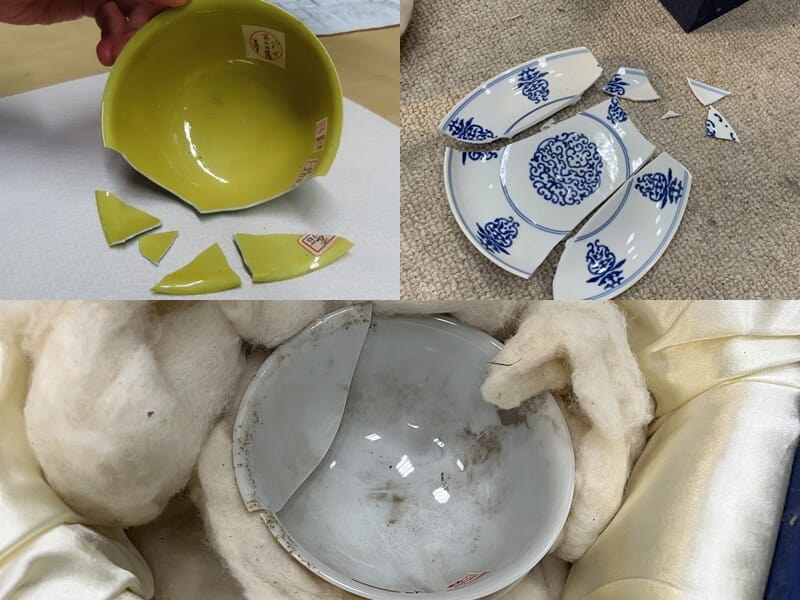 國立故宮博物院3文物破損引起外界關注。 圖：故宮提供