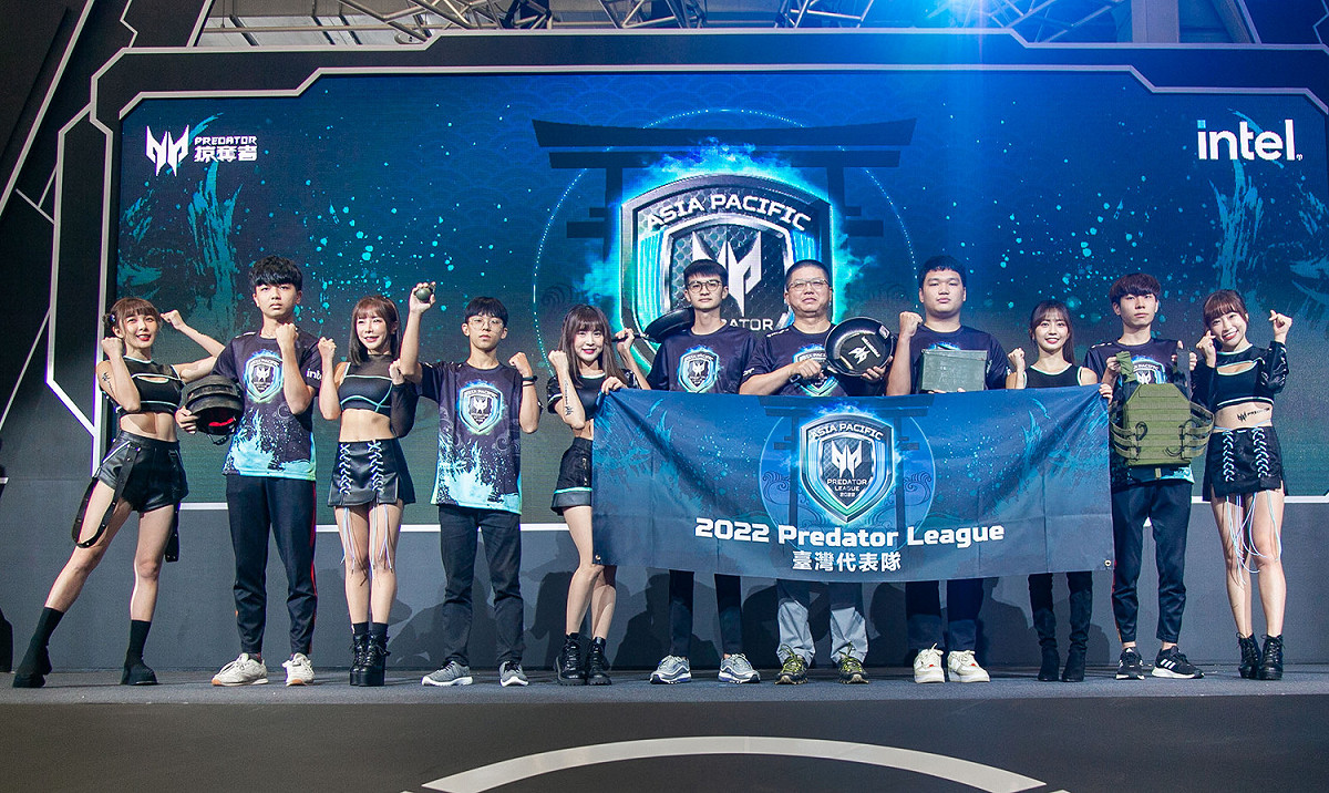 2022 亞太區Predator League 東京總決賽臺灣代表隊決戰雙11 圖：acer/提供