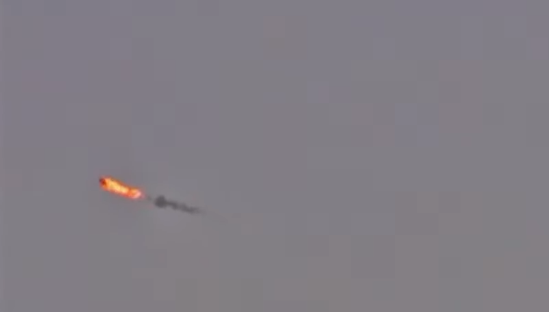 南韓自主研發「天弓 M-SAM」地對空導彈2日發射後通訊不良後自爆。 圖：翻攝自YT影片