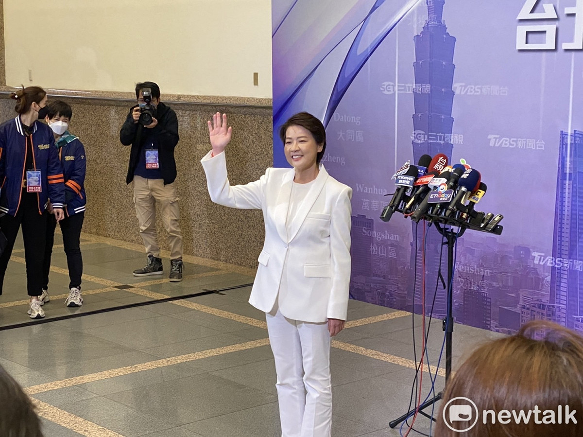 無黨籍台北市長候選人黃珊珊。 圖：周煊惠 / 攝