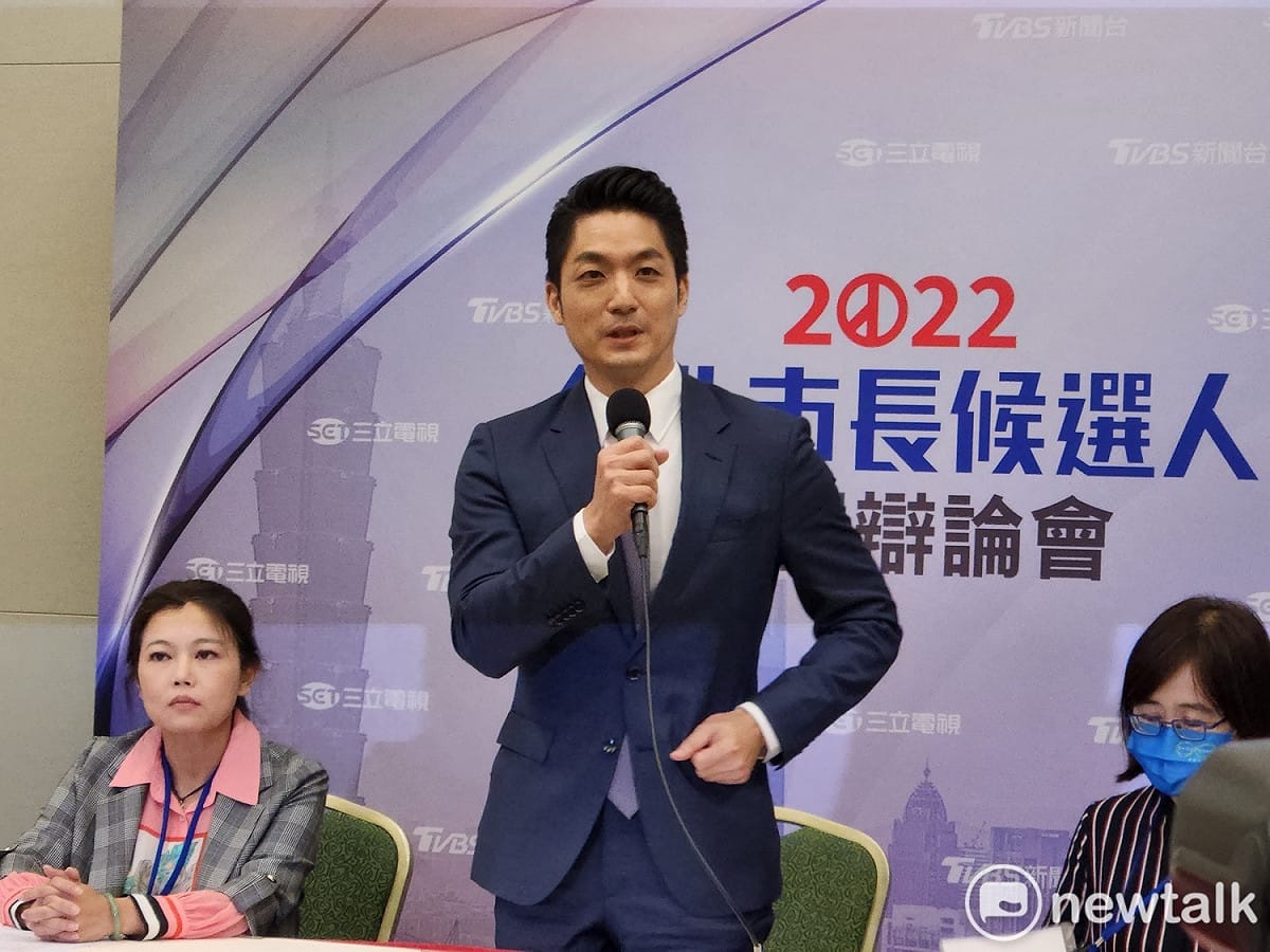 國民黨台北市長候選人蔣萬安。 圖：黃建豪/攝