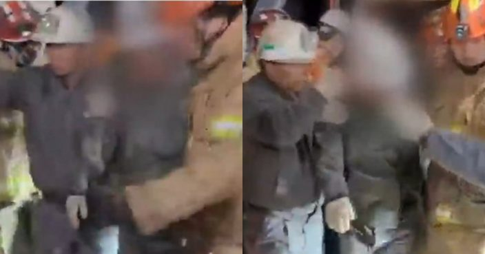 2名受困於慶尚北道鋅礦坑的礦工獲救後表示，透過即溶咖啡分食才得以度過漫長的 9 天。 圖：翻攝自網路