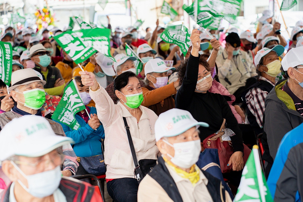 市議員林銘仁競總成立大會非常熱鬧。 圖：林佳龍競總提供