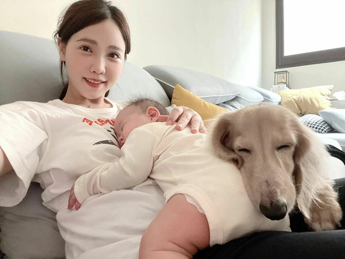 咪妃今年8月順利產下寶貝女兒。 圖：翻攝自臉書/咪妃Julia