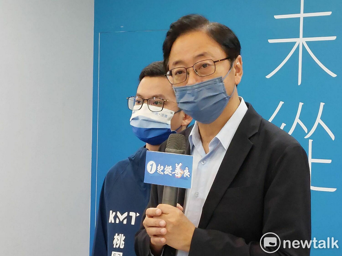 對於蔡英文一連兩天４場助選鄭運鵬，張善政認為顯然是非常擔心桃園的選情。 圖：林昀真／攝
