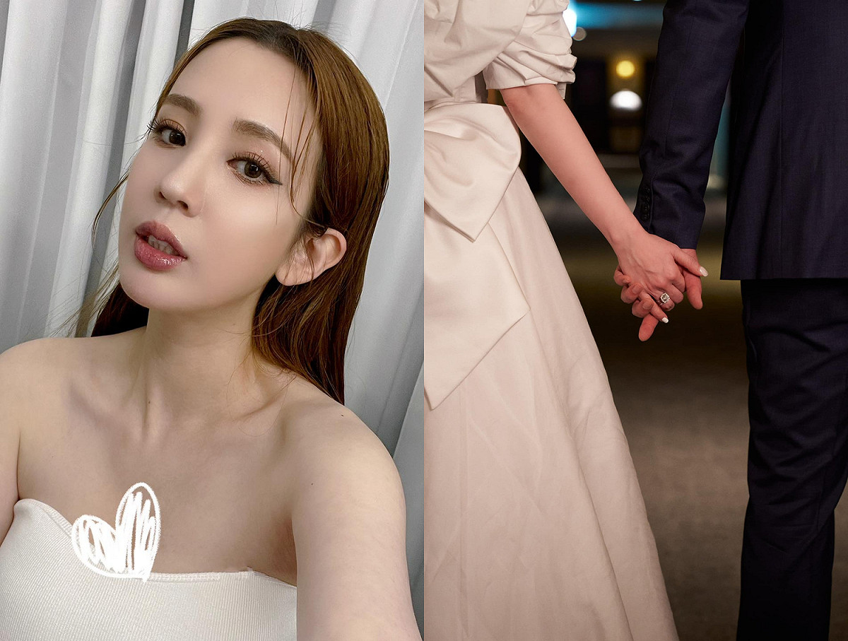 愛雅今(7)日與圈外男友結婚。 圖：翻攝自IG/aiyachang1988