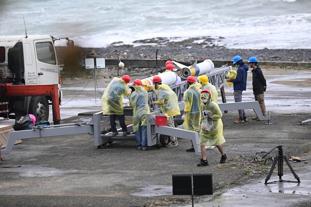 成大團隊將於8日在屏東旭海發射探空火箭。 圖：國家太空中心提供