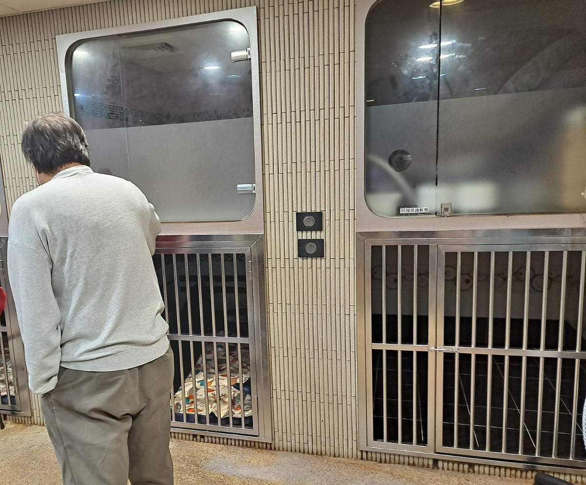 寵物長照機構，設有犬貓溫控病房。 圖：新北市動保處提供