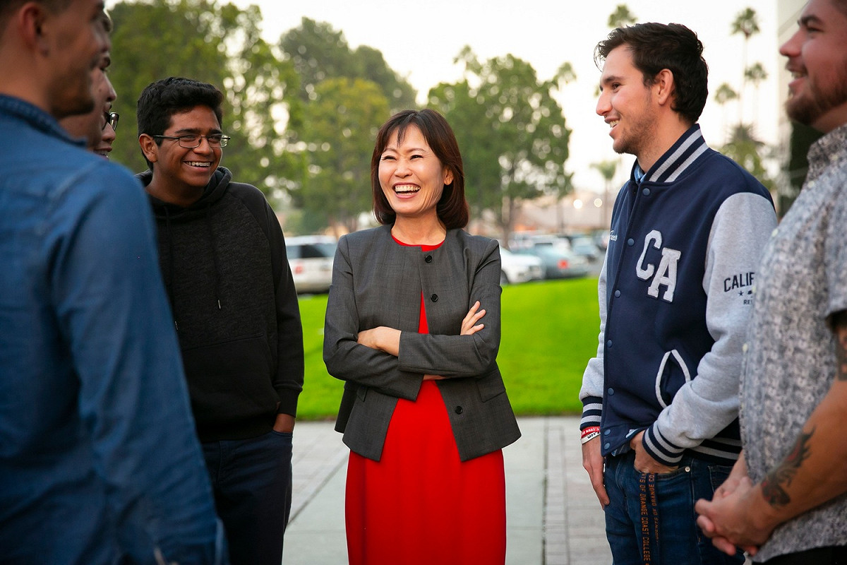 現任共和黨聯邦眾議員、韓裔樸銀珠（Michelle Steel）。 圖：翻攝自樸銀珠臉書（資料照）