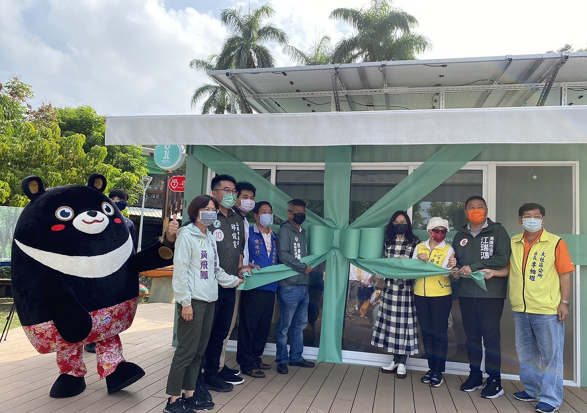 觀音山旅遊諮詢站開幕。 圖：高雄市觀光局提供