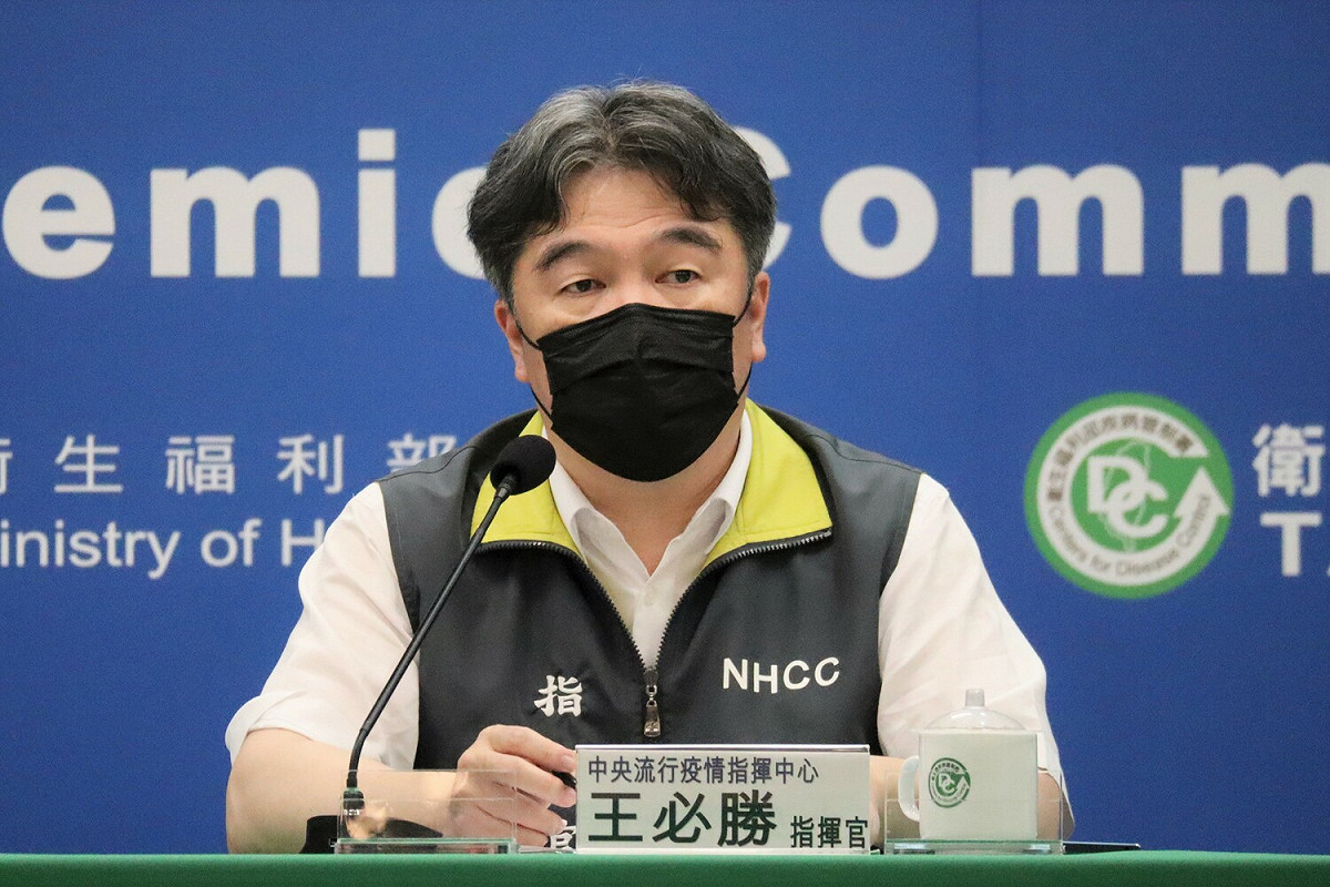 中央流行疫情指揮中心指揮官王必勝。 圖：中央流行疫情指揮中心／提供