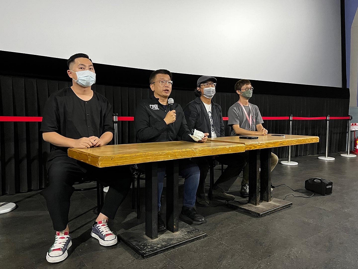 蔡其昌等人出席《流麻溝十五號》映後座談。 光合基金會/提供