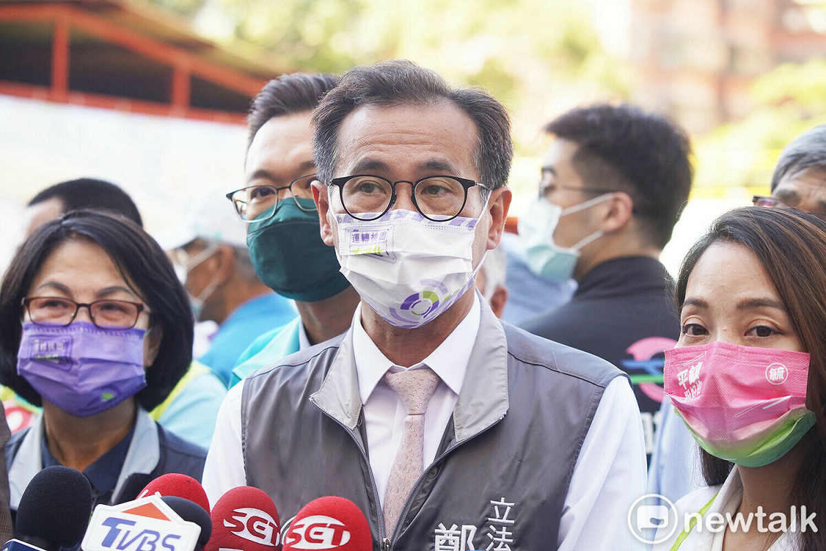 鄭運鵬解釋自己說從小看魔獸打球只是開玩笑的說法。 圖：林昀真／攝