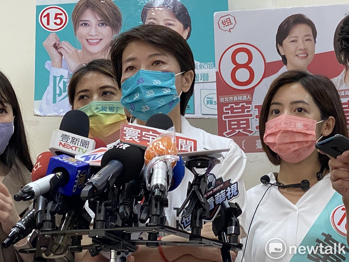 無黨籍台北市長候選人黃珊珊。 圖：周煊惠 / 攝