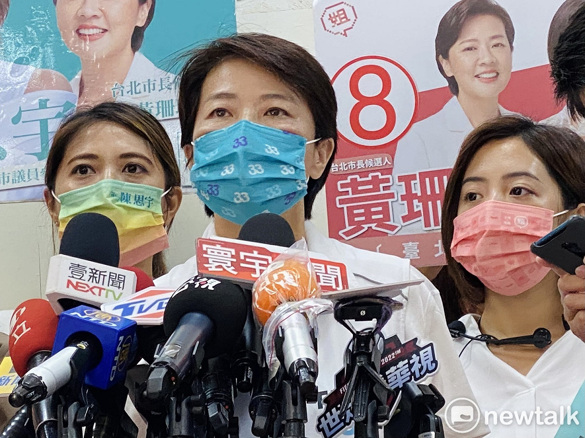 無黨籍台北市長候選人黃珊珊。 圖：周煊惠 / 攝