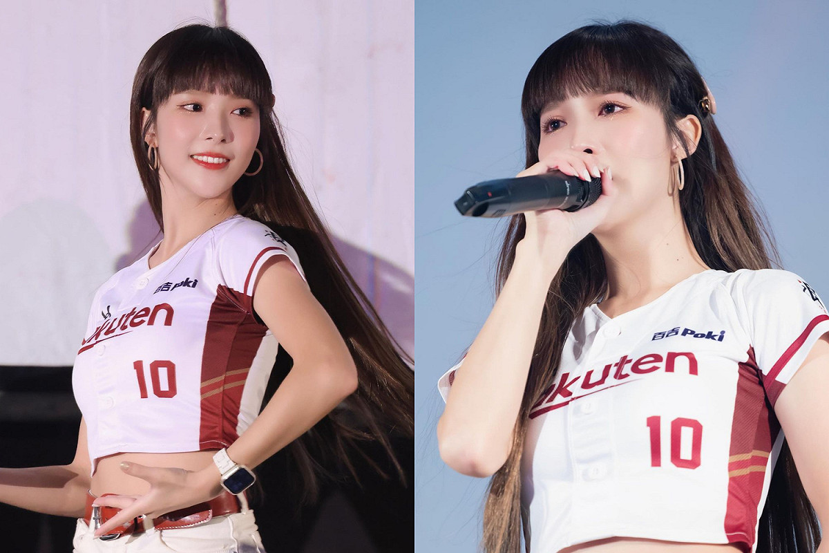 樂天應援團團長Rina。 圖：翻攝自IG/rina_11_28