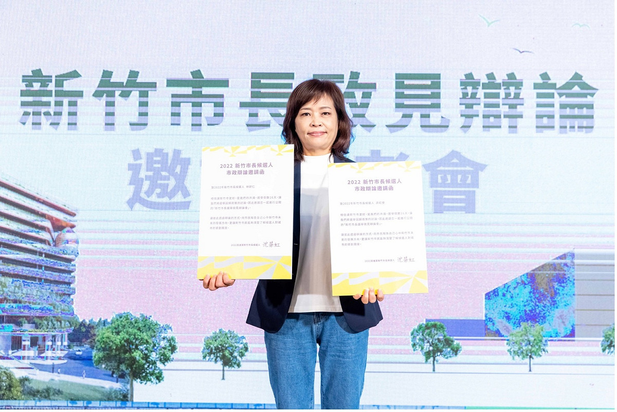 民進黨新竹市長候選人沈慧紅。 圖：沈慧紅競選辦公室／提供