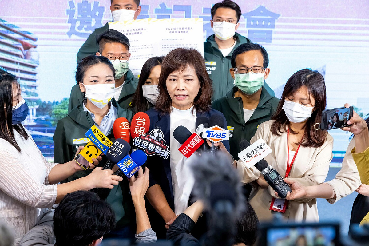 民進黨新竹市長候選人沈慧虹。 圖：沈慧虹競選辦公室／提供