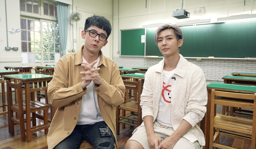 網紅阿滴合體藝人炎亞綸大談霸凌議題。 圖：翻攝自阿滴日常YT頻道