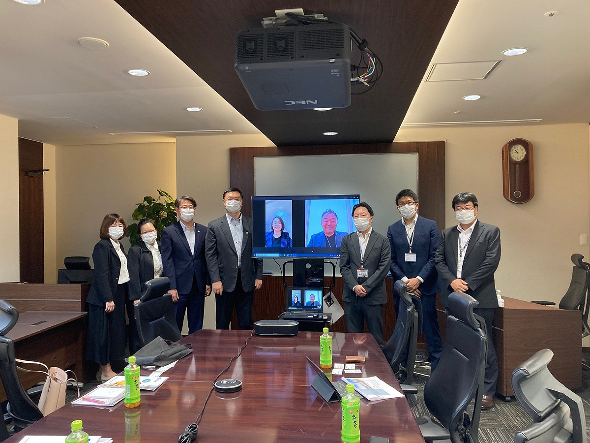 羅達生副市長7月率團拜會唐吉訶德總部，介紹高雄商業投資環境，強力邀請進駐高雄 圖/陳其邁臉書翻攝