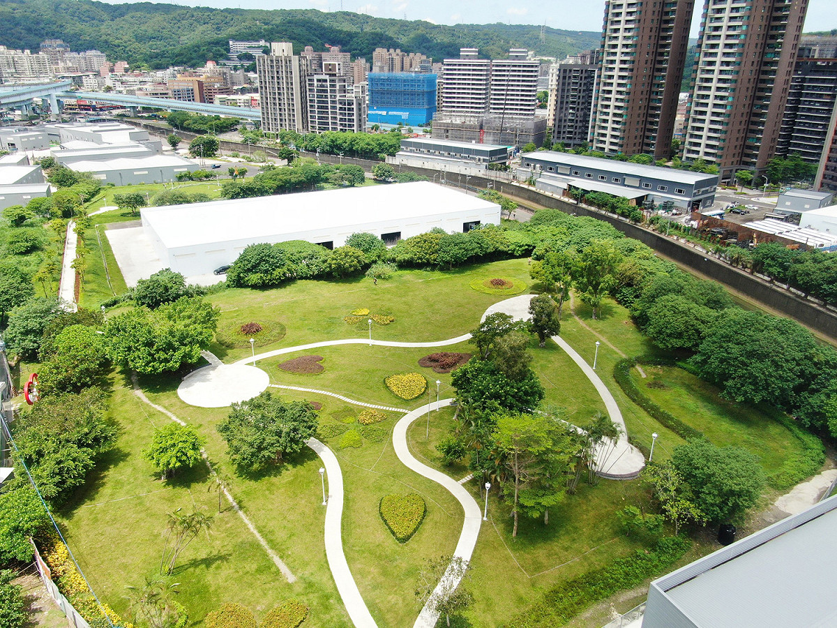 五股夏綠地-心環原公園。 圖：新北市環保局提供