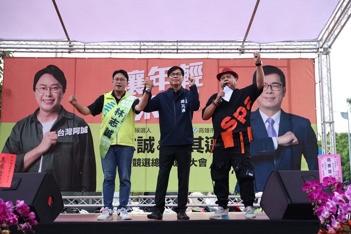 湧言會選將林志誠(左)。 圖：林志誠競總提供