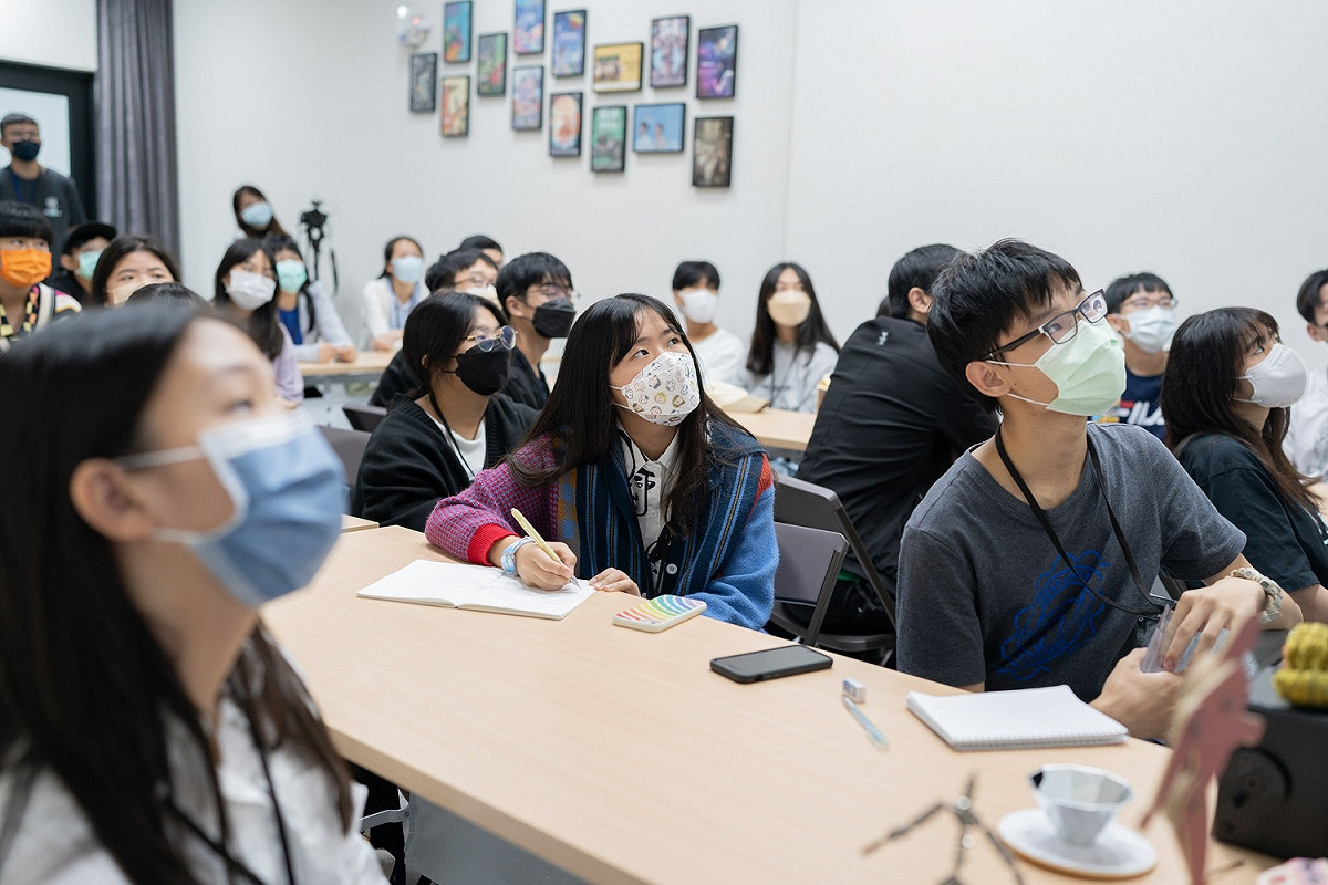 學生上課情形。 台中市影視發展基金會/提供