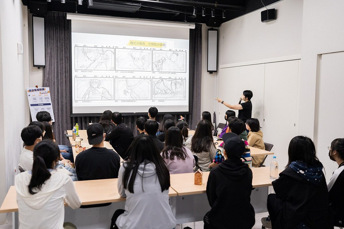 謝珮雯導演介紹分鏡表。 台中市影視發展基金會/提供