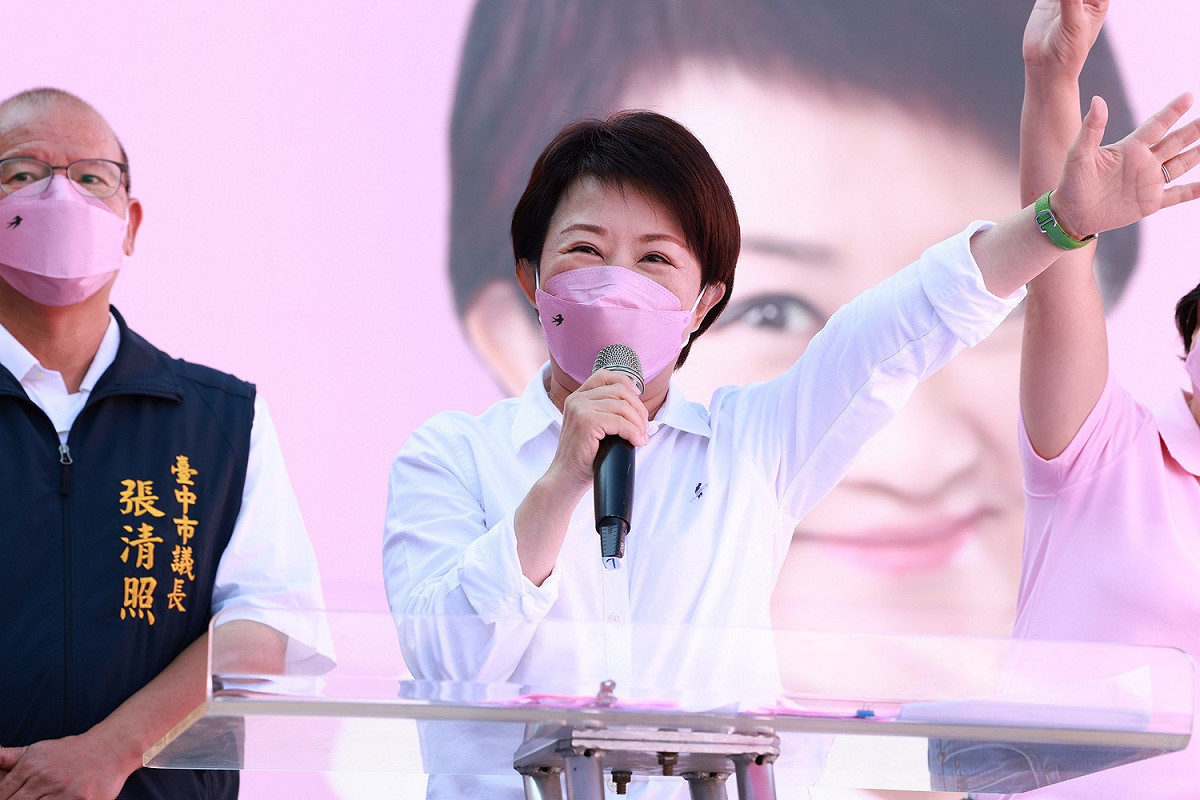 盧秀燕說，最後關頭的可能出現的奧步都不能輕忽。 盧秀燕競選總部/提供