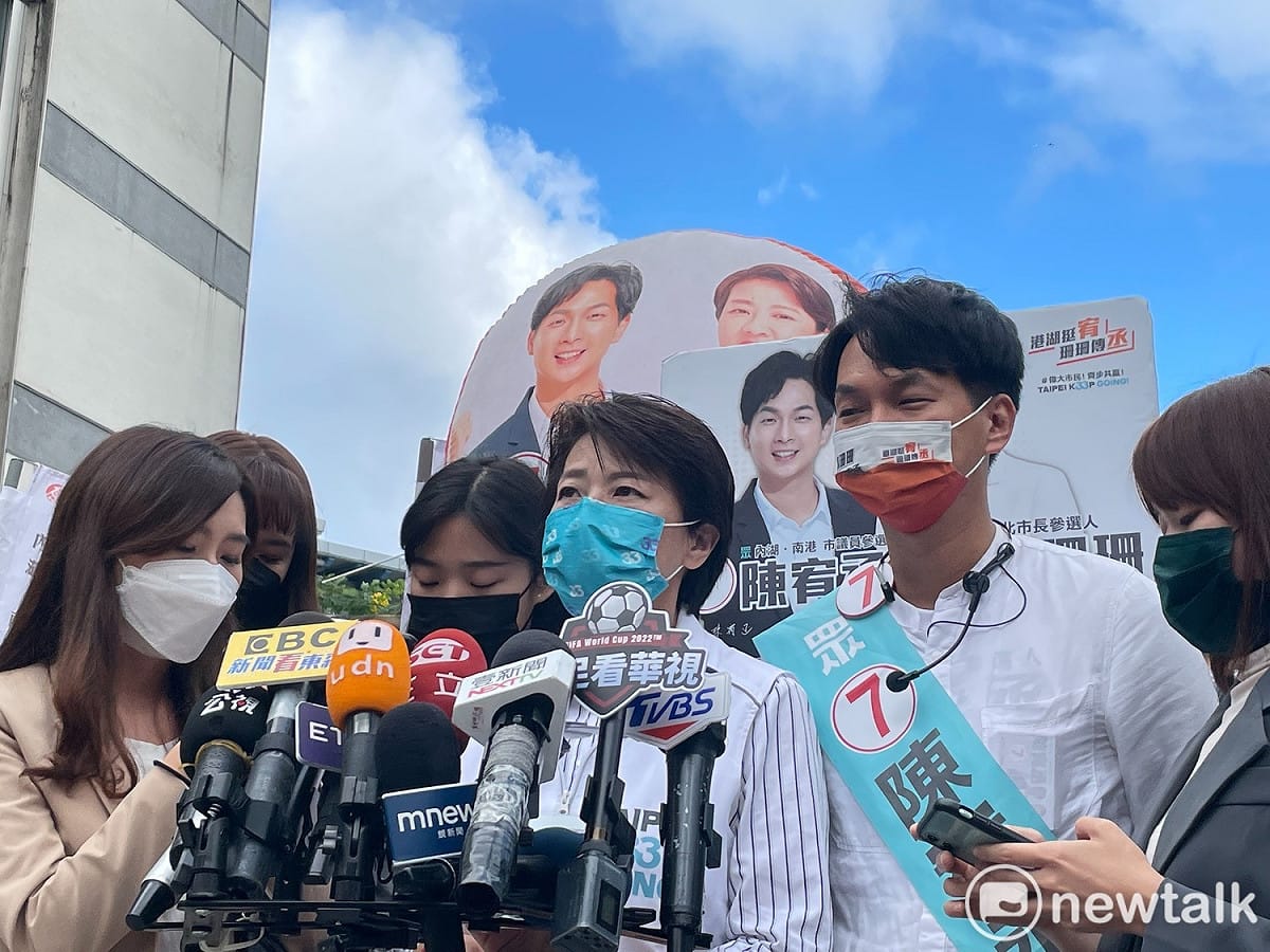 無黨籍台北市長候選人黃珊珊。 圖：周煊惠 / 攝