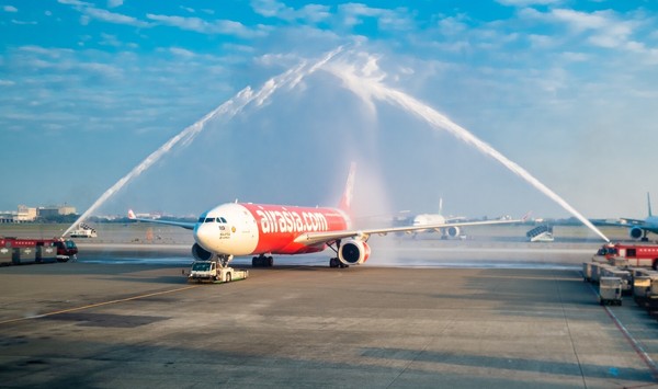 廉價航空AirAsia宣布復飛3班對台航線。 圖：AirAsia／提供