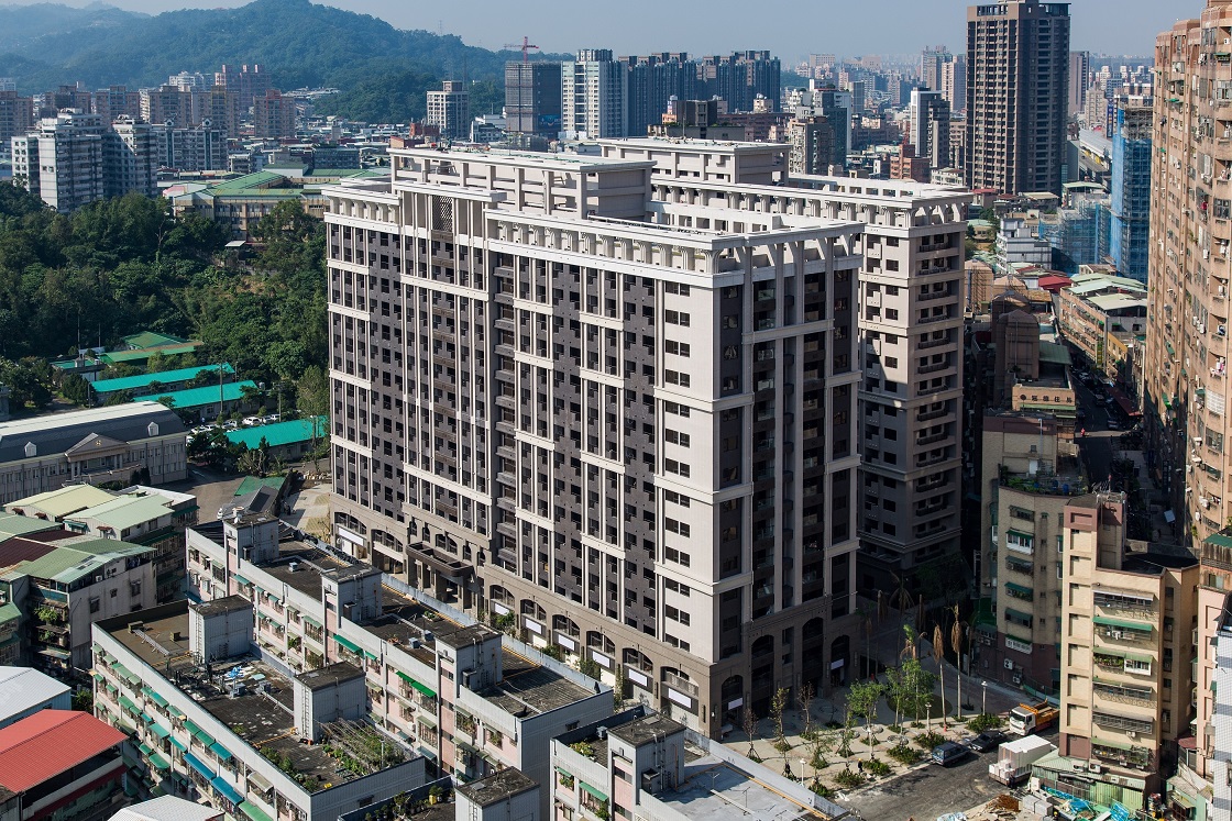 現已出租中的中和秀峰社會住宅。 圖：新北市城鄉局提供