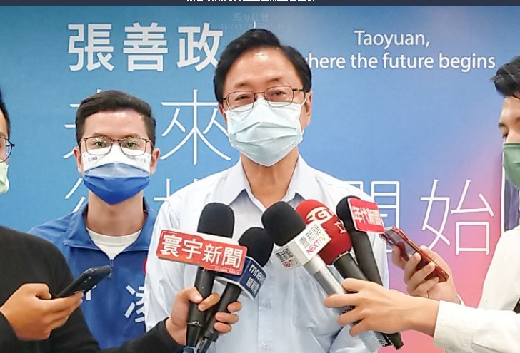 張善政酸鄭運鵬有功夫算自己跑了多少行程，還不如把心思拿來關心桃園公共工程品質。 圖：張善政競辦／提供