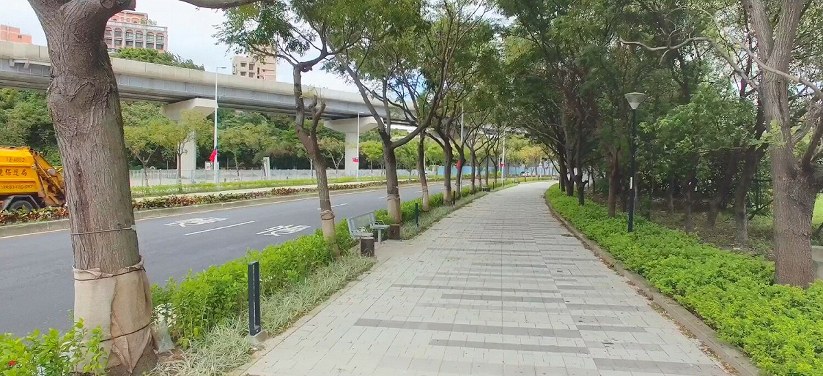 三鶯文創四藝徑以「新美學」展現人文藝術風情，打造舒適優雅的城市步行環境。 圖：新北市工務局提供