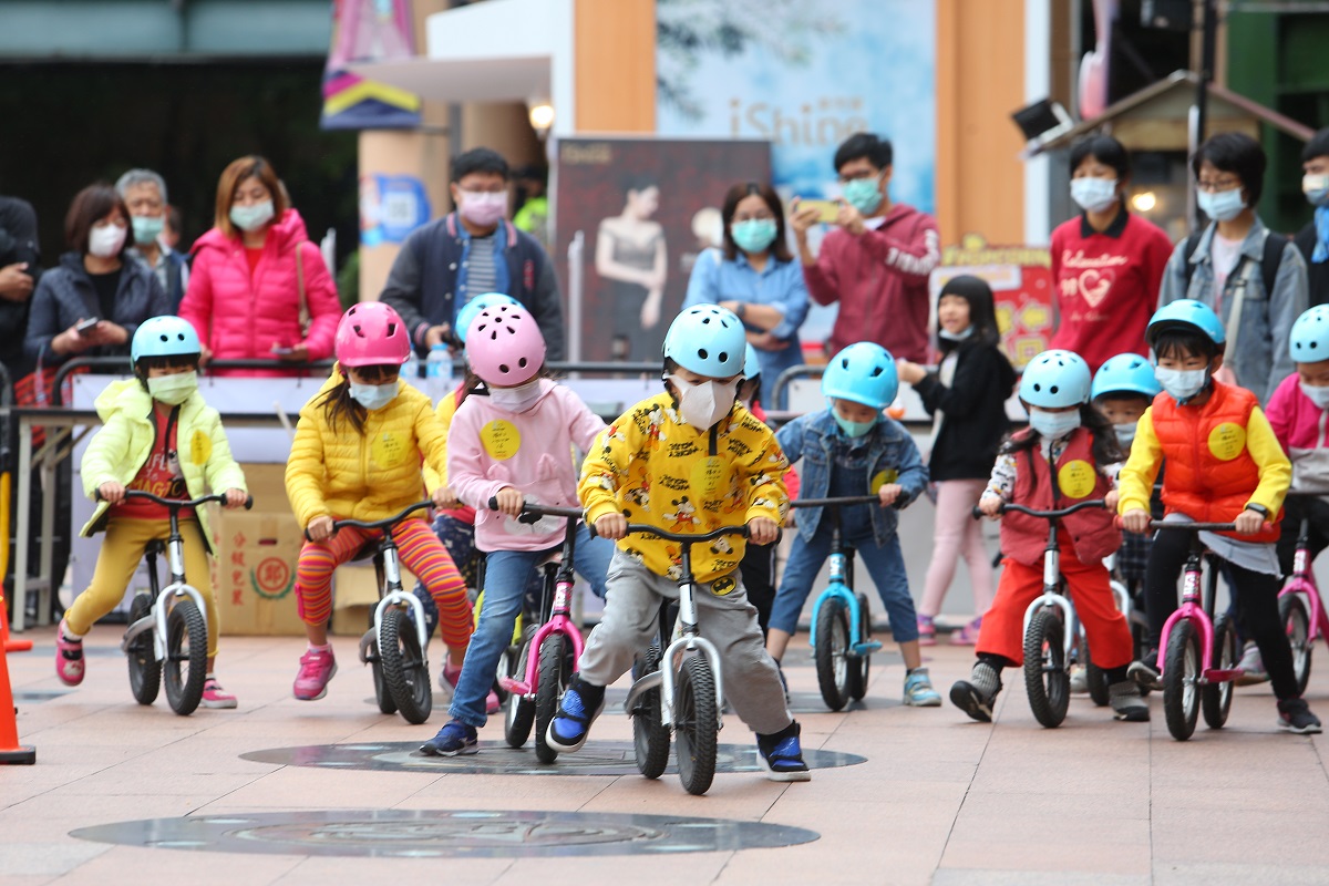 最夯的音速小子滑步車。 圖：新北市體育處提供
