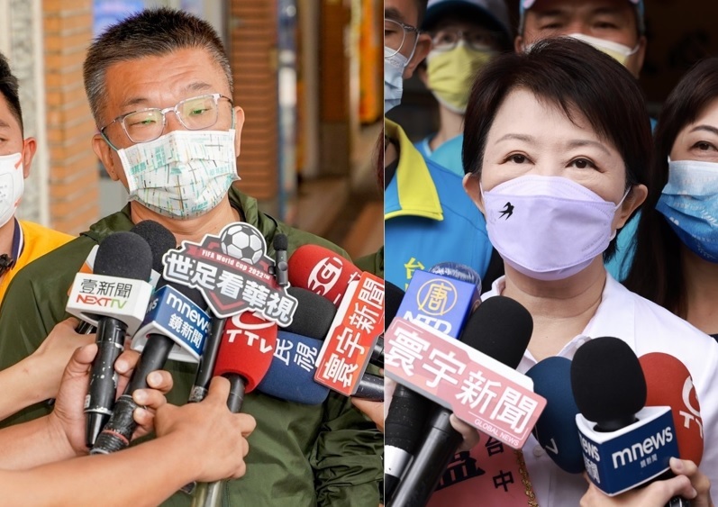 台中巨蛋再次流標，蔡其昌說證明盧秀燕就是跳票慣犯。 新頭殼合成