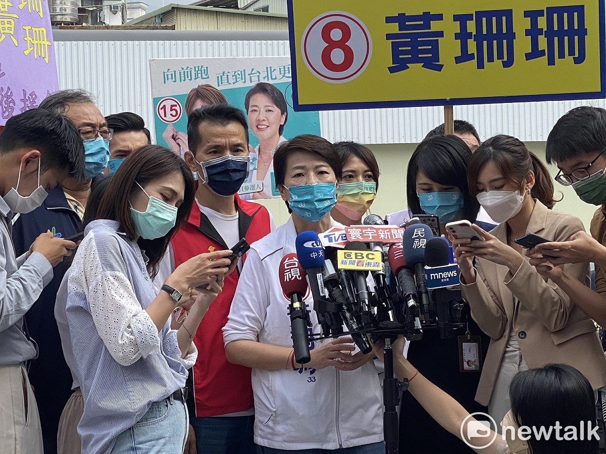 無黨籍台北市長候選人黃珊珊。 圖：周煊惠 / 攝