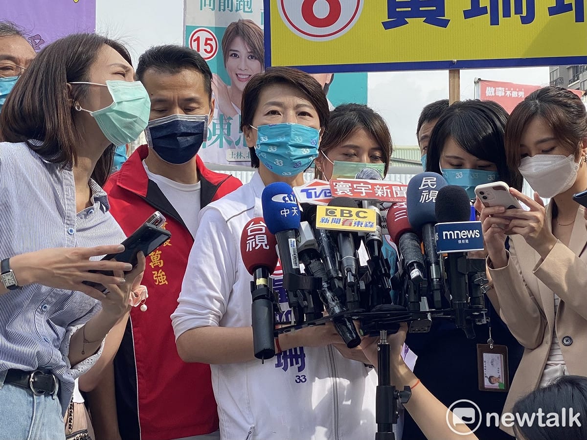 無黨籍台北市長候選人黃珊珊。 圖：周煊惠 / 攝