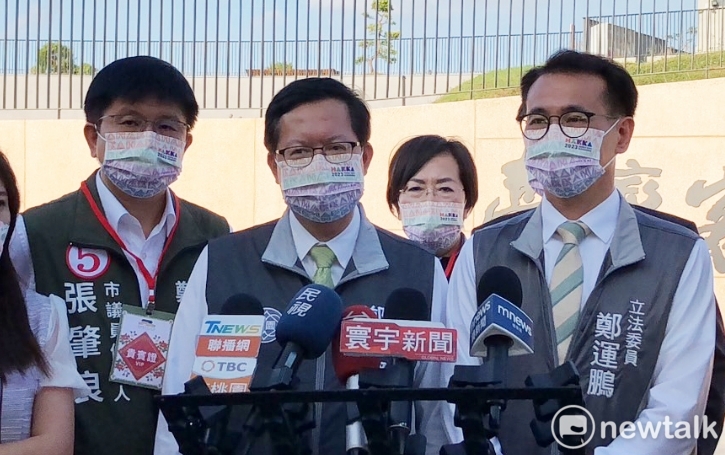 鄭文燦表示，桃園的選舉非常重要，希望提高所有選民出席投票的意願，拉抬凝聚度跟支持度。 圖：林昀真／攝（資料照）